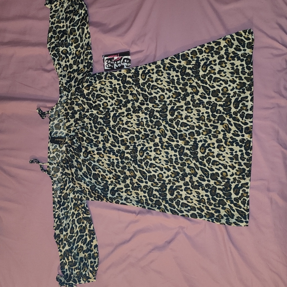 Trixxi Leopard Print Dress